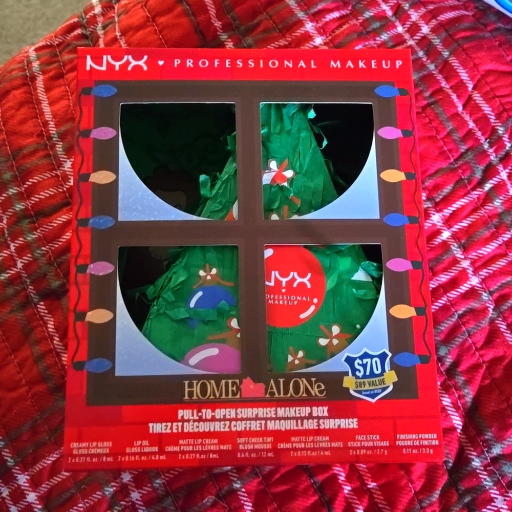 NYX X Home Alone Surprise Makeup Box